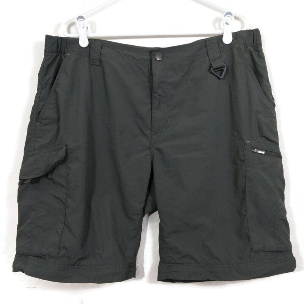 Columbia Men's PFG Omni Shade Fishing Hiking Shorts Green Tag Sz 40  **Read Desc